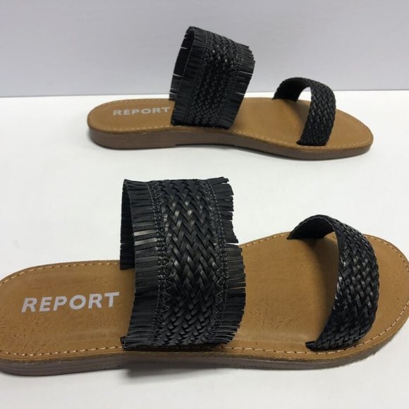 Report Women's Oralia Slide Sandal Black, Size 8M - Picture 2 of 5
